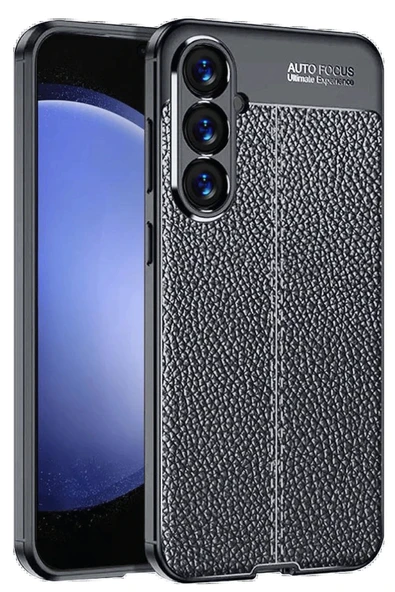 Samsung A56 Kılıf Auto Focus Kapak - Siyah - Resim 3