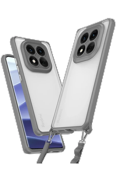 Xiaomi Redmi Note 14 Pro Plus Kılıf Penta Silikon Kılıf - Titan Gri ürün görseli