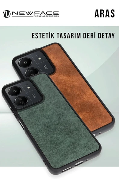 Samsung Galaxy A36 Kılıf Aras Deri Kapak - Bordo - Resim 2