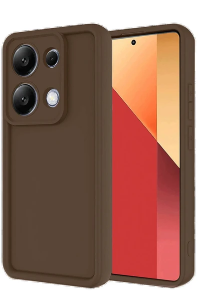 Xiaomi Redmi Note 13 Pro 4G Kılıf Viera Silikon - Kahverengi ürün görseli