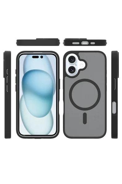 iPhone 16 Plus Jota Magsafe Kapak - Pudra ürün görseli