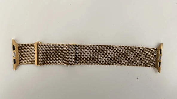 Paslanmaz Çelik Watch 10 Uyumlu Kaliteli Kordon Altın Renk 42-44-45-49mm - 3