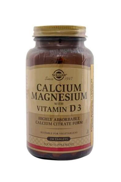 Solgar Calcium Magnesium Vitamin D3 150 Tablet - 1