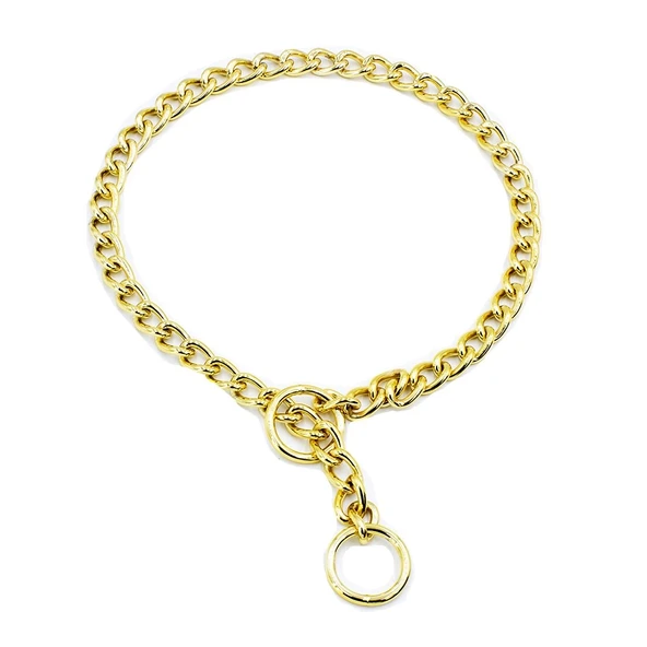 Doggie Eğitim Serisi Zincirli Köpek Boyun Tasması 3,5x55 cm - Gold ürün görseli 1