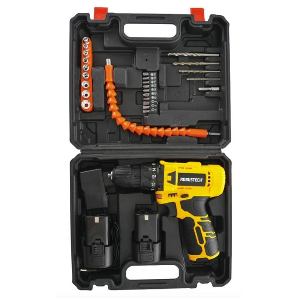 RBT - C12-2S 2 Vites 12V-1,3Ah 28 Parça Çift Akü Vidalama Matkap - Resim 2