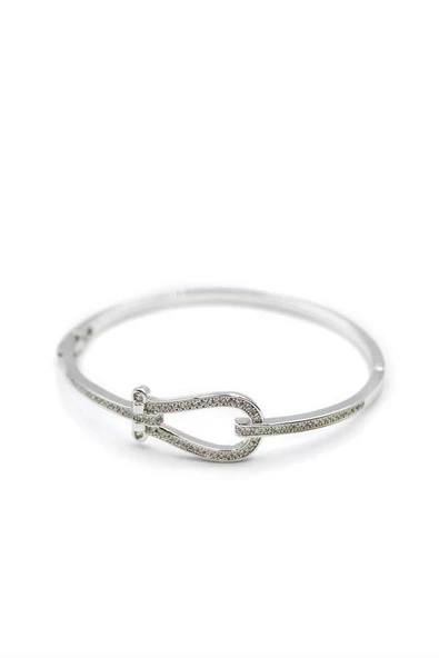 LitaeTrend Taşlı Vip Bilezik - Gümüş ürün görseli