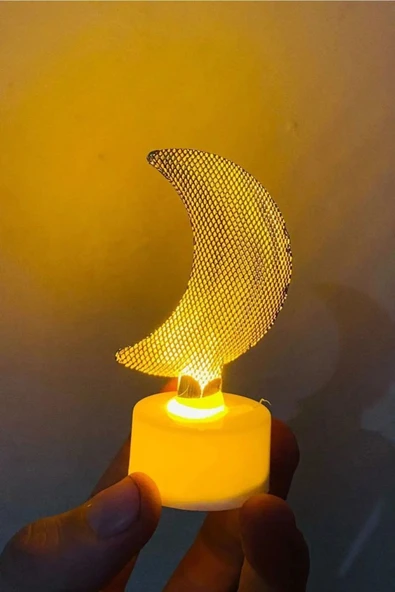 Dekoratif Led Lamba Metal Kaliteli Hediyelik  (Lisinya) - Resim 4