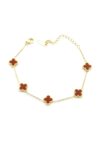 LitaeTrend VC Yonca Bileklik - Bordo ürün görseli 1