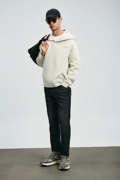 Lufian 112200263 Quel Spor Jean Erkek Pantolon Slim Fit Erkek Kot Pantolon - Resim 4