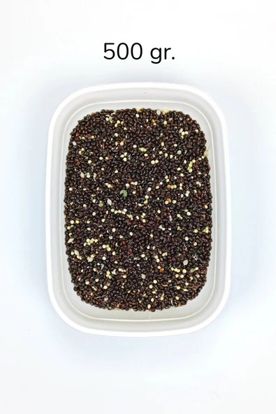 LitaeTrend Siyah Darı Sade Tozsuz Doğal Taze Kuş Yemi - 500 gr - 1