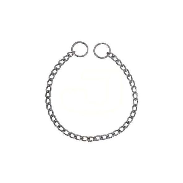 Doggie Eğitim Serisi Zincirli Köpek Boyun Tasması 3,5x65 cm Chrome ürün görseli 1