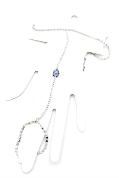 LitaeTrend Taşlı Nazar Şahmeran - Gümüş - Resim 2