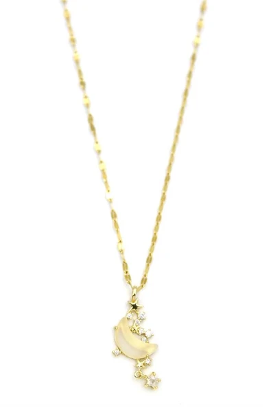 LitaeTrend Hilal Kolye - Altın ürün görseli 1