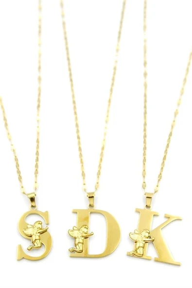 LitaeTrend 24'lü Harf Kolye - Altın ürün görseli 1