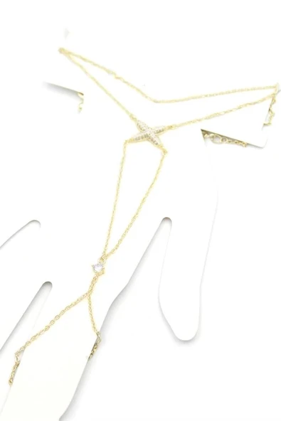 LitaeTrend X Taşlı Şahmeran - Altın