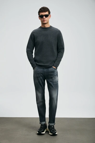 Lufian 112200265 Hegel Spor Jean Erkek Pantolon Slim Fit Erkek Kot Pantolon - Resim 6