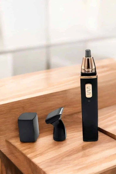 Seyahat Tipi Mini Taşınabilir Siyah Burun Kulak Yanak Kıl ve Tüy Temizleme Makinesi - Resim 3