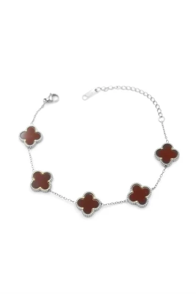 LitaeTrend VC Yonca Bileklik - Bordo ürün görseli 1