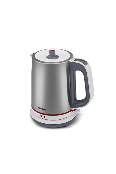 Royaltea 1751H Cam Demlikli Inox Beyaz Çay Makinesi - 2