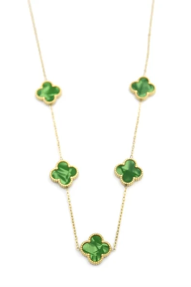 LitaeTrend VC Yonca Kolye - Yeşil - Resim 2