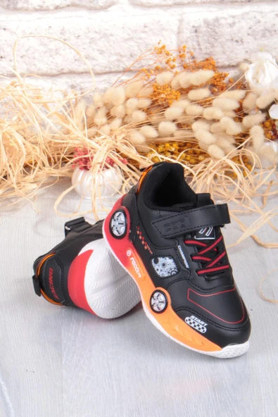 Fort Cool Racing Rahat Hafif Araba Figürlü Erkek Çocuk Ayakkabı - Resim 4