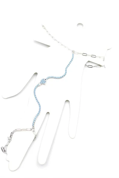 LitaeTrend Mavi Taşlı Balık Şahmeran - Gümüş ürün görseli 1