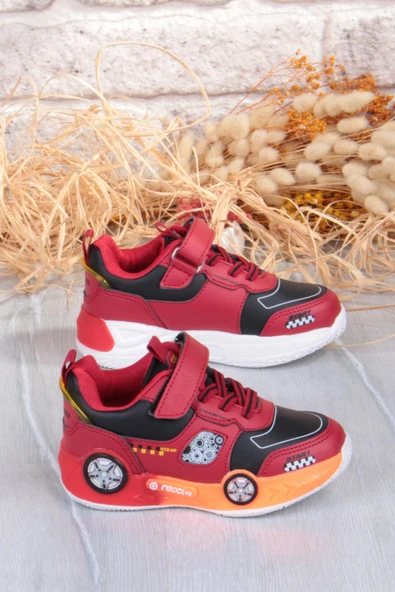 Fort Cool Racing Rahat Hafif Araba Figürlü Erkek Çocuk Ayakkabı - Resim 12