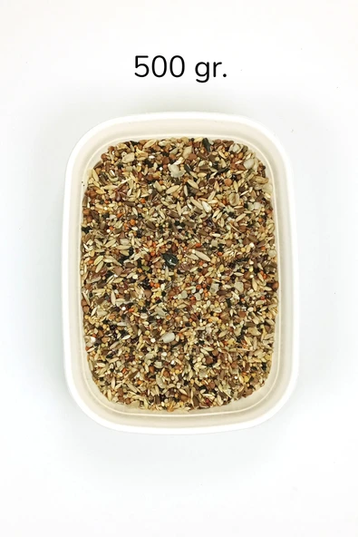 LitaeTrend Tüm Kuşlar İçin Doğal Taze Sağlık Tohumu Karışımı - 500 gr - 1