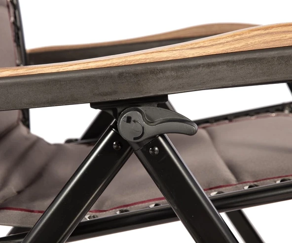 Aygaz Outdoor 120Kg Alüminyum Katlanır Şezlong Sandalyesi - 8