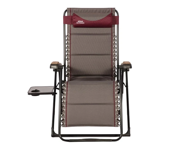 Aygaz Outdoor 120Kg Alüminyum Katlanır Şezlong Sandalyesi - 3