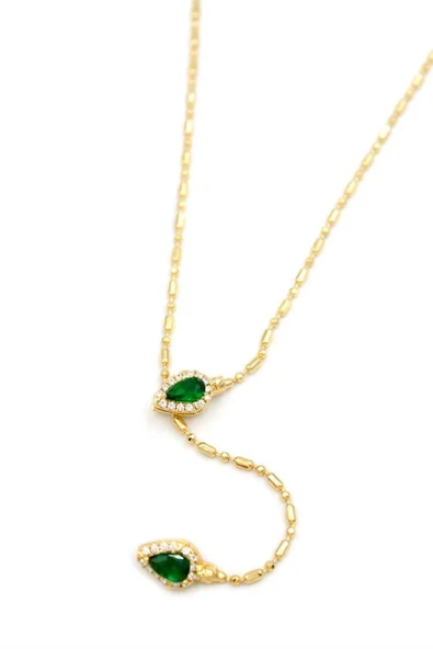 LitaeTrend Yılan Kolye - Altın ürün görseli 1