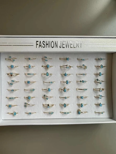 LitaeTrend 48'li Taşlı Yüzük - Altın ürün görseli 1