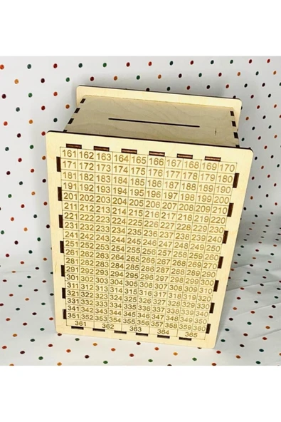 Kişiye Özel Yeni Model Hedef Kumbara El Yapımı Yeni Model Ahşap Kumbara Tipbox Hediyelik - 1