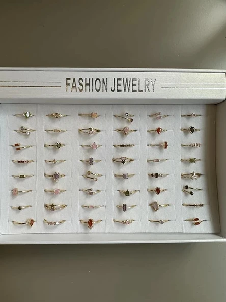 LitaeTrend 48'li Taşlı Yüzük - Altın ürün görseli 1