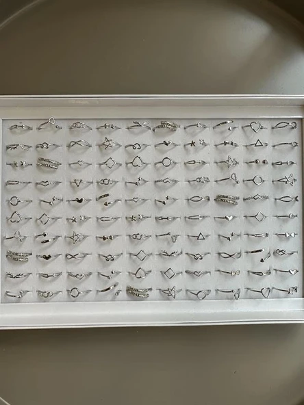 LitaeTrend 100'lü Yüzük - Gümüş ürün görseli 1