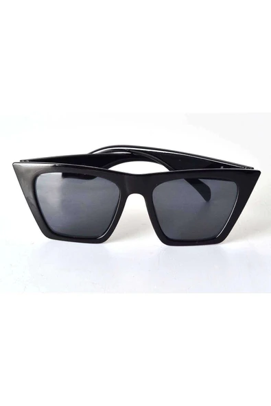 LitaeTrend Mat Siyah Çerçeveli Unisex Güneş Gözlüğü - Moda Gözlük - 4