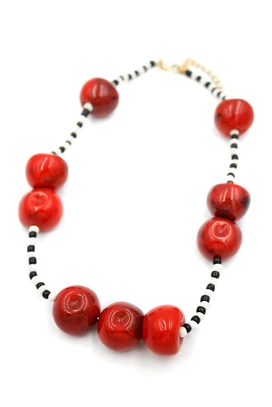 LitaeTrend Kiraz Kolye - Kırmızı ürün görseli 1