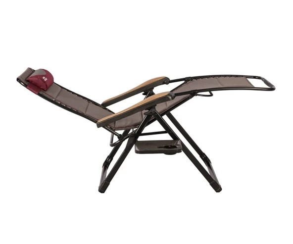 Aygaz Outdoor 120Kg Alüminyum Katlanır Şezlong Sandalyesi - 6