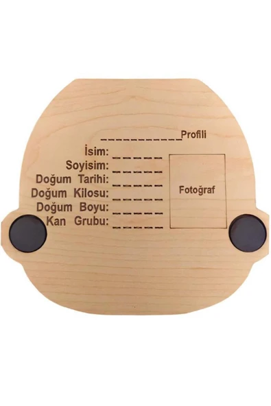 Erkek Ahşap Bebek Yüzlü Diş Albümü Saklama Anı Kutusu Ve Parmak Dil Temizleyici Diş Kaşıyıcı Fırça - 12