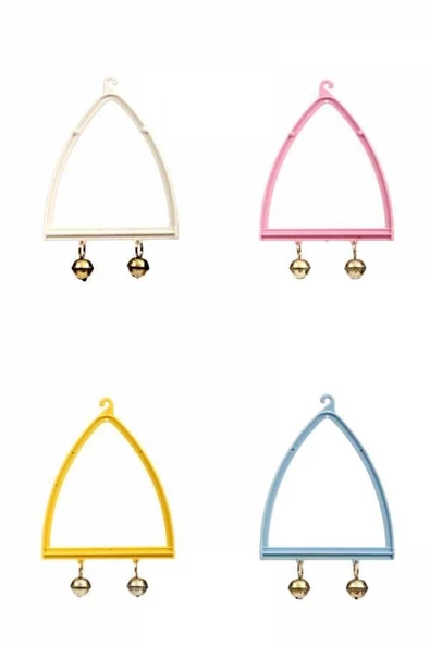 Çift Çanlı Kuş Salıncağı 8*12 cm 1 Adet ürün görseli 1