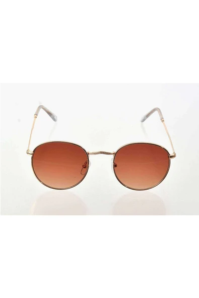 LitaeTrend Sarı Metal Çerçeve Güneş Gözlüğü - Moda Gözlük - 1