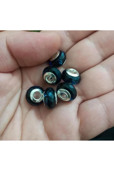 Bileklik Ve Kolye Için Gümüş Kaplama Yuvarlak Charm - 4