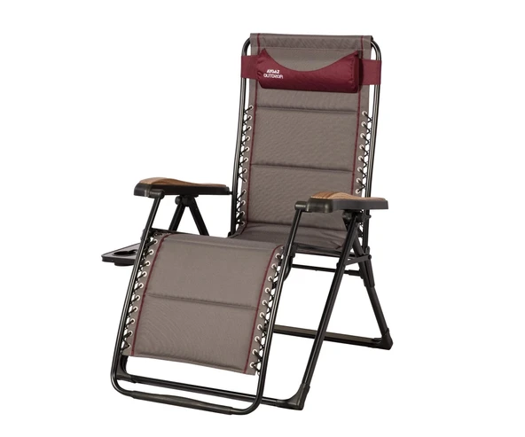 Aygaz Outdoor 120Kg Alüminyum Katlanır Şezlong Sandalyesi - 2