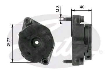 GERGİ KÜTÜĞÜ T38345 CORDOBA 1.9 TDI IBIZA TOLEDO CADDY (96-04) 028903315N ürün görseli