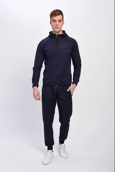 Dynamo Erkek Eşofman Üstü Kapüşonlu Fermuarlı Cepli Lacivert 152 - 12