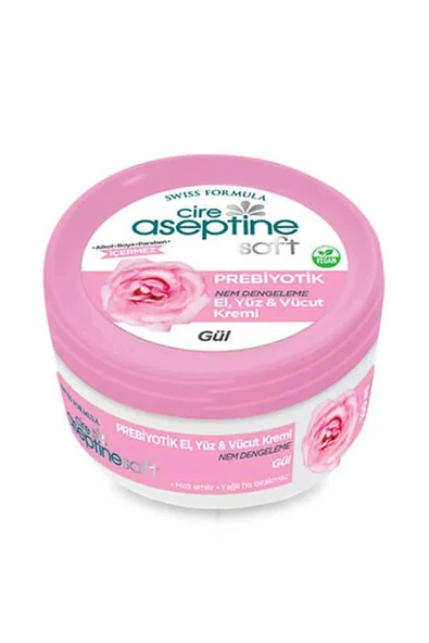LitaeTrend Cire Aseptine Soft Gül Özlü Nem Dengeleyici , Besleyici Prebiyotikli Krem 100 ml - 2