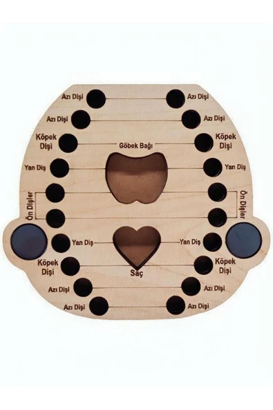 Erkek Bebek Süt Dişleri Göbek Bağı Ve Saç Saklama Anı Albüm Kutusu Bebek Hediyesi - 4