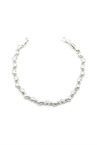 LitaeTrend Kalp Bileklik - Gümüş - Resim 2