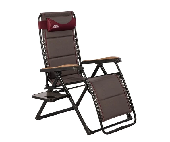 Aygaz Outdoor 120Kg Alüminyum Katlanır Şezlong Sandalyesi