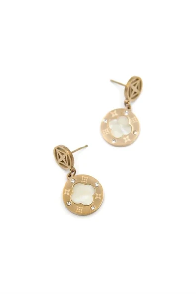 LitaeTrend VC Yonca Küpe - Rose - Resim 2